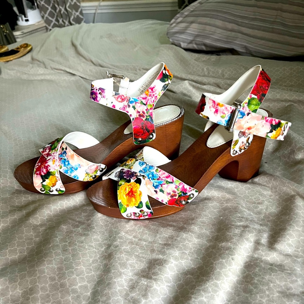 Floral heels By Fergalicious by Fergie